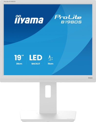 iiyama ProLite The 19’’ B1980S, designed for business, is an impressive LED-backlit monitor with a height adjustable stand