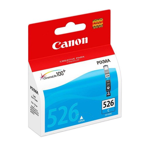 Canon 4541B001/CLI-526C Ink cartridge cyan, 462 pages ISO/IEC 24711 9ml for Canon Pixma IP 4850/MG 5350/MG 6150/MG 6250/MX 885