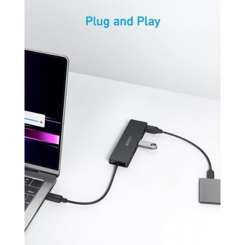 Anker Ultra Slim USB Type-C 5000 Mbit/s Black