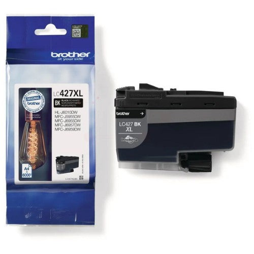 Brother LC-427XLBK Ink cartridge black high-capacity, 6K pages ISO/IEC 24711 for Brother MFC-J 5955