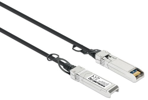 Intellinet 1m 10G SFP+ Passive Direct Attach Copper Twinax Cable 30AWG MSA SFP-H10GB-CU1M compatible