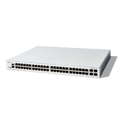 Cisco Catalyst 1200-48T-4G Smart Switch, 48 Port GE, 4x1GE SFP, Limited Lifetime Protection (C1200-48T-4G)
