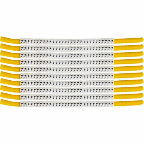 Brady SCN-18-7 cable marker Black, White Nylon 300 pc(s)