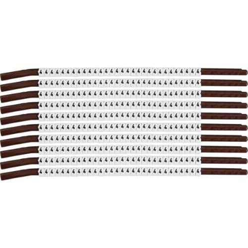 Brady SCN-15-4 cable marker Black, White Nylon 300 pc(s)