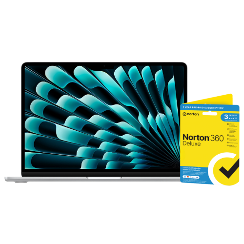 Apple MacBook Air 15-inch : M3 chip with 8-core CPU and 10-core GPU, 24GB, 512GB SSD - Silver