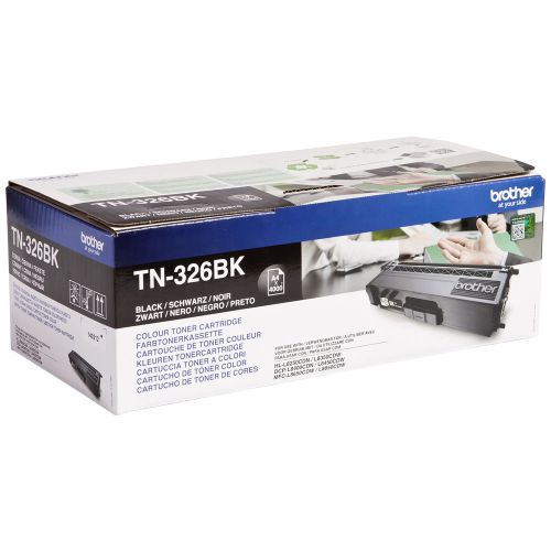 Brother TN-326BK Toner-kit black high-capacity, 4K pages ISO/IEC 19798 for Brother DCP-L 8400/8450/HL-L 8250
