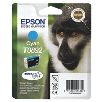 Epson C13T08924011/T0892 Ink cartridge cyan, 170 pages ISO/IEC 24711 3.5ml for Epson Stylus S 20/SX 115/SX 415