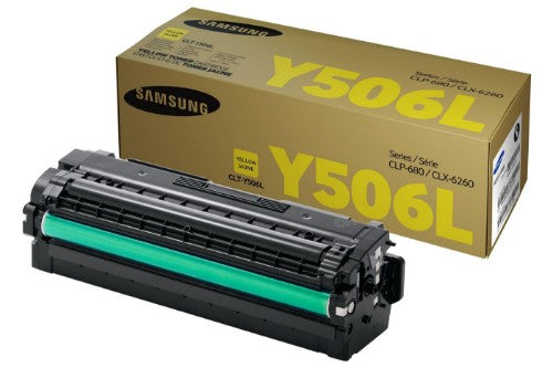 Samsung CLT-Y506L/ELS/Y506L Toner cartridge yellow high-capacity, 3.5K pages ISO/IEC 19752 for Samsung CLP-680