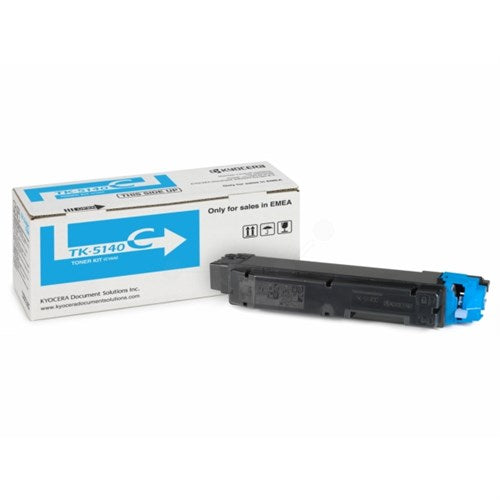 Kyocera 1T02NRCNL0/TK-5140C Toner-kit cyan, 5K pages ISO/IEC 19798 for Kyocera P 6130