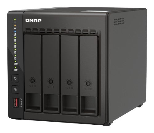 QNAP TS-453E NAS Tower Intel® Celeron® J6412 8 GB 0 TB QNAP QTS Black