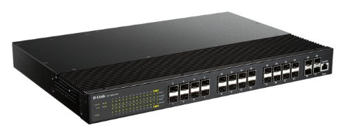 D-Link Industrial Layer 2+ Gigabit Managed Switch with 24 SFP Ports & 4 Port 10G SFP+