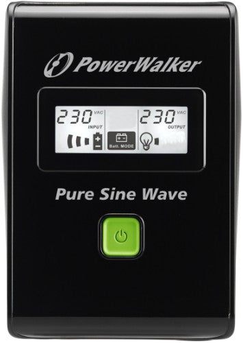 PowerWalker VI 600 SW uninterruptible power supply (UPS) 0.6 kVA 360 W 3 AC outlet(s)