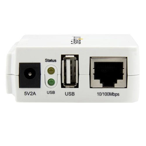 StarTech.com 1 Port USB Wireless N Network Print Server with 10/100 Mbps Ethernet Port - 802.11 b/g/n