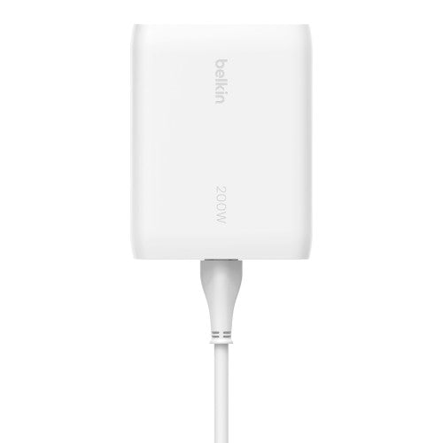 Belkin WCH015MYWH mobile device charger Universal White AC Fast charging Indoor