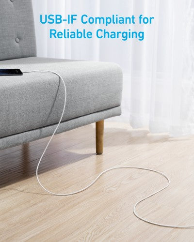 Anker 322 USB cable 1.8 m USB A USB C 0.48 Gbit/s White