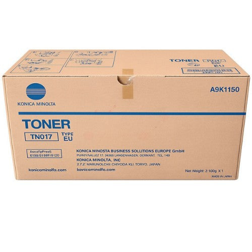 Konica Minolta A9K1150/TN-017 Toner-kit, 105K pages 2100 grams for KM AccurioPress 6120