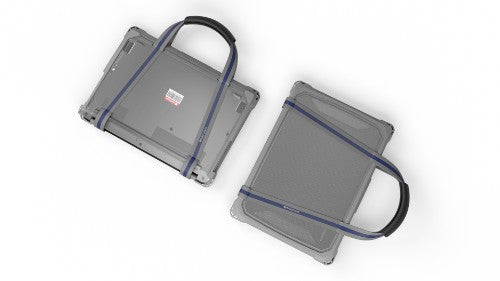 MAXCases Extreme Shell-F3 Slide Case for Lenovo 300e/100e and 300w/100w G4 Chromebook 11" (ver 82W0/82W1 for 100e) (NOT 83G) (Gray/Clear)