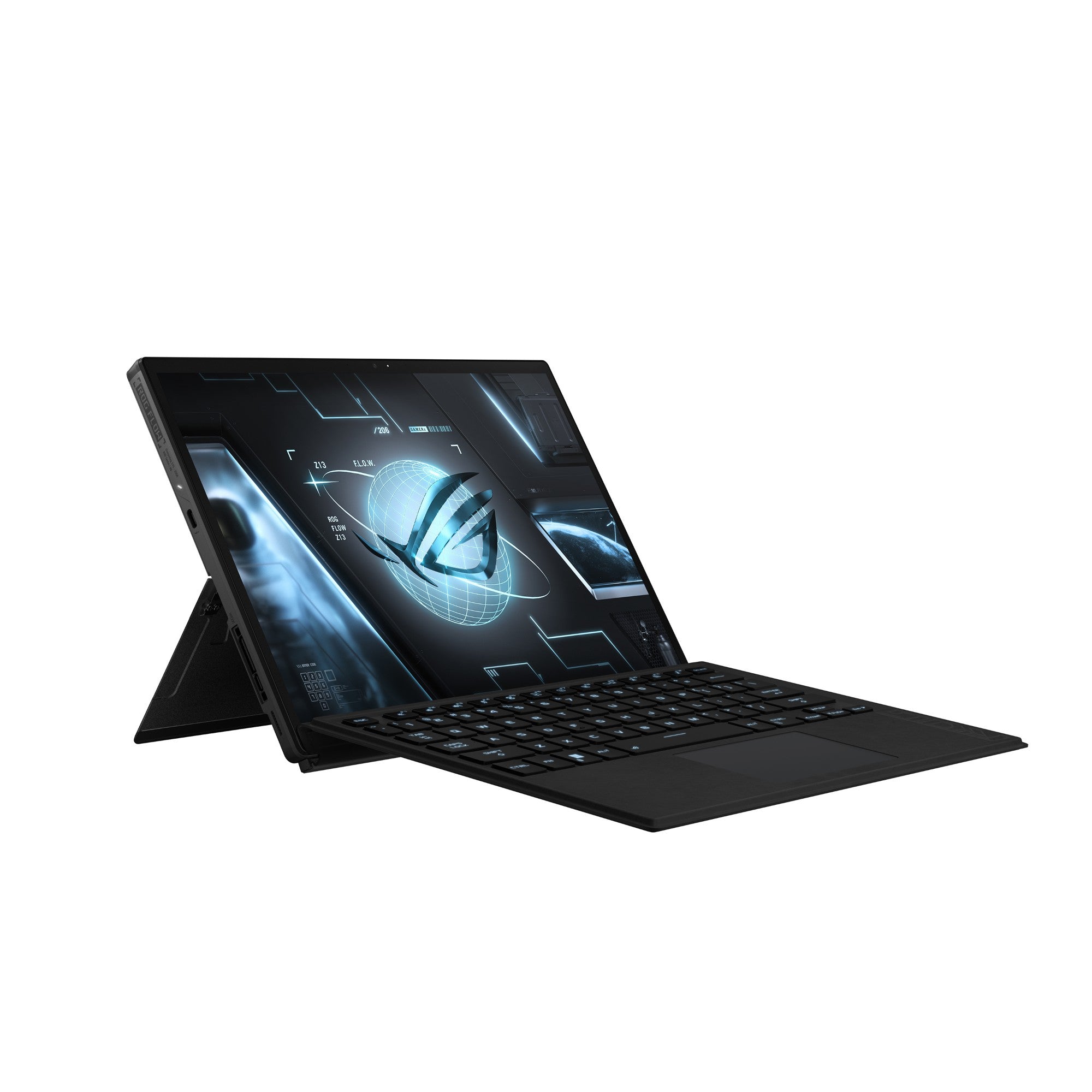 ASUS ROG Flow Z13 GZ301ZE-LC218W Hybrid (2-in-1) 34 cm (13.4") Touchscreen WQUXGA Intel® Core™ i9 i9-12900H 16 GB LPDDR5-SDRAM 1 TB SSD NVIDIA GeForce RTX 3050 Ti Wi-Fi 6E (802.11ax) Windows 11 Home Black