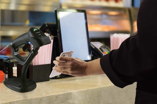 Datalogic QD2220-BK barcode reader Handheld bar code reader 1D LED Black