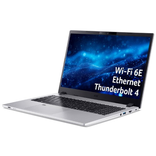 Acer TravelMate P2 TMP215-55 I3100U 8GB/256GB W11P EDU Intel Core 3 100U Laptop 39.6 cm (15.6") Full HD DDR5-SDRAM SSD Wi-Fi 6E (802.11ax) Windows 11 Pro Education Grey