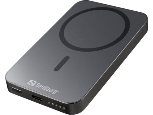 Sandberg Magnet Wireless Powerbank 5000 ALU