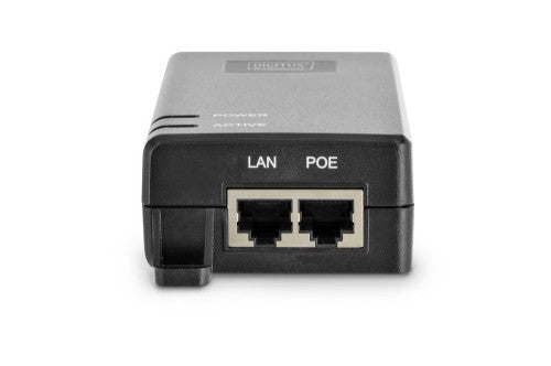 Digitus Gigabit Ethernet PoE+ injector, 802.3at, 30 W