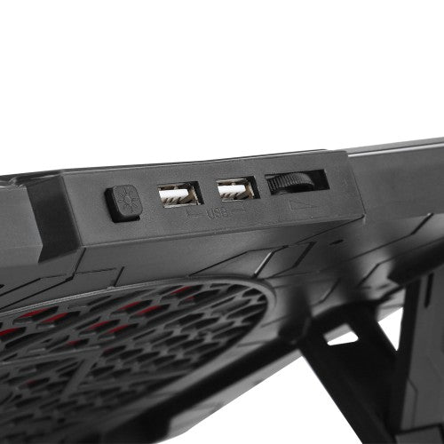 Marvo FN-40 laptop cooling pad 43.2 cm (17") Black, Red